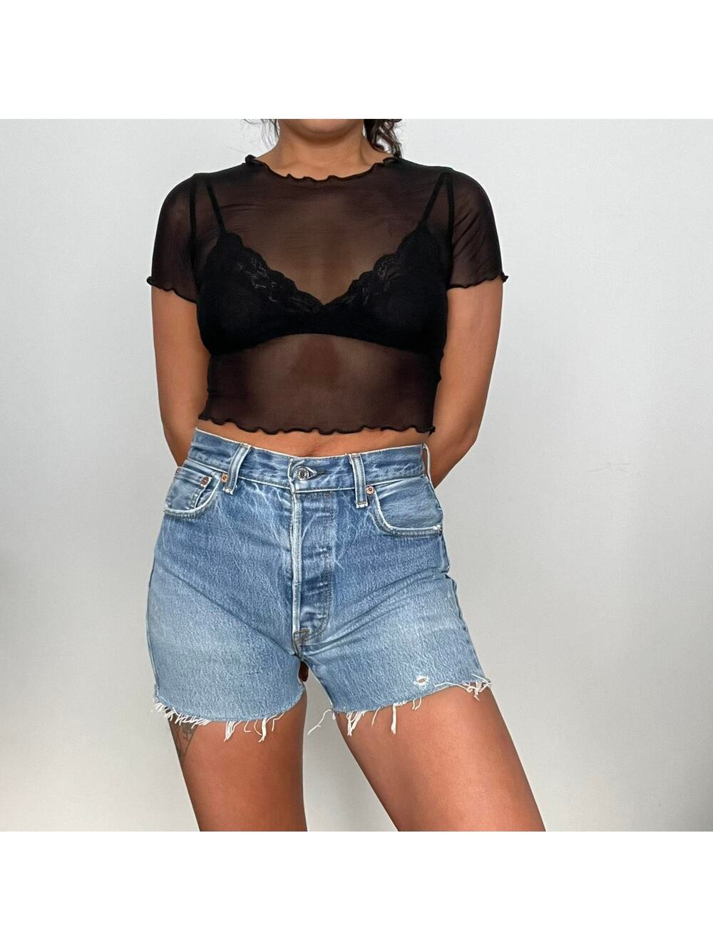 Vintage levi denim shorts 90s